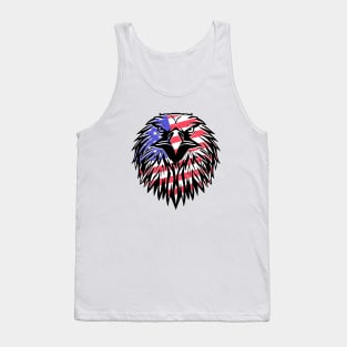 USA flag eagle Tank Top